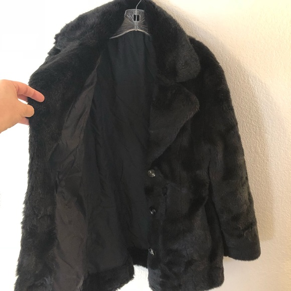 Vintage Faux Fur Coat - Picture 3 of 4